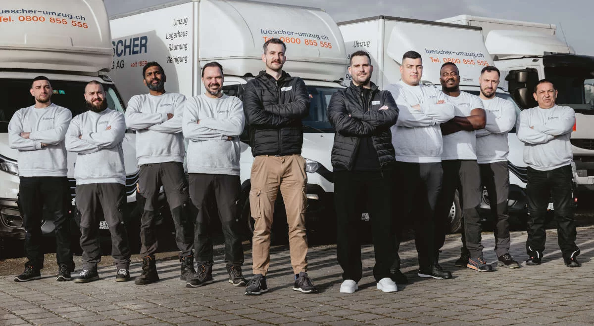 Lüscher Umzug Team Impressionen